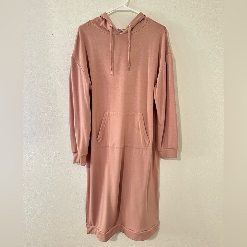 Long hoodie dress